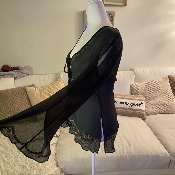 Vintage Sheer Victoria’s Secret Blouse - Picture 5 of 7